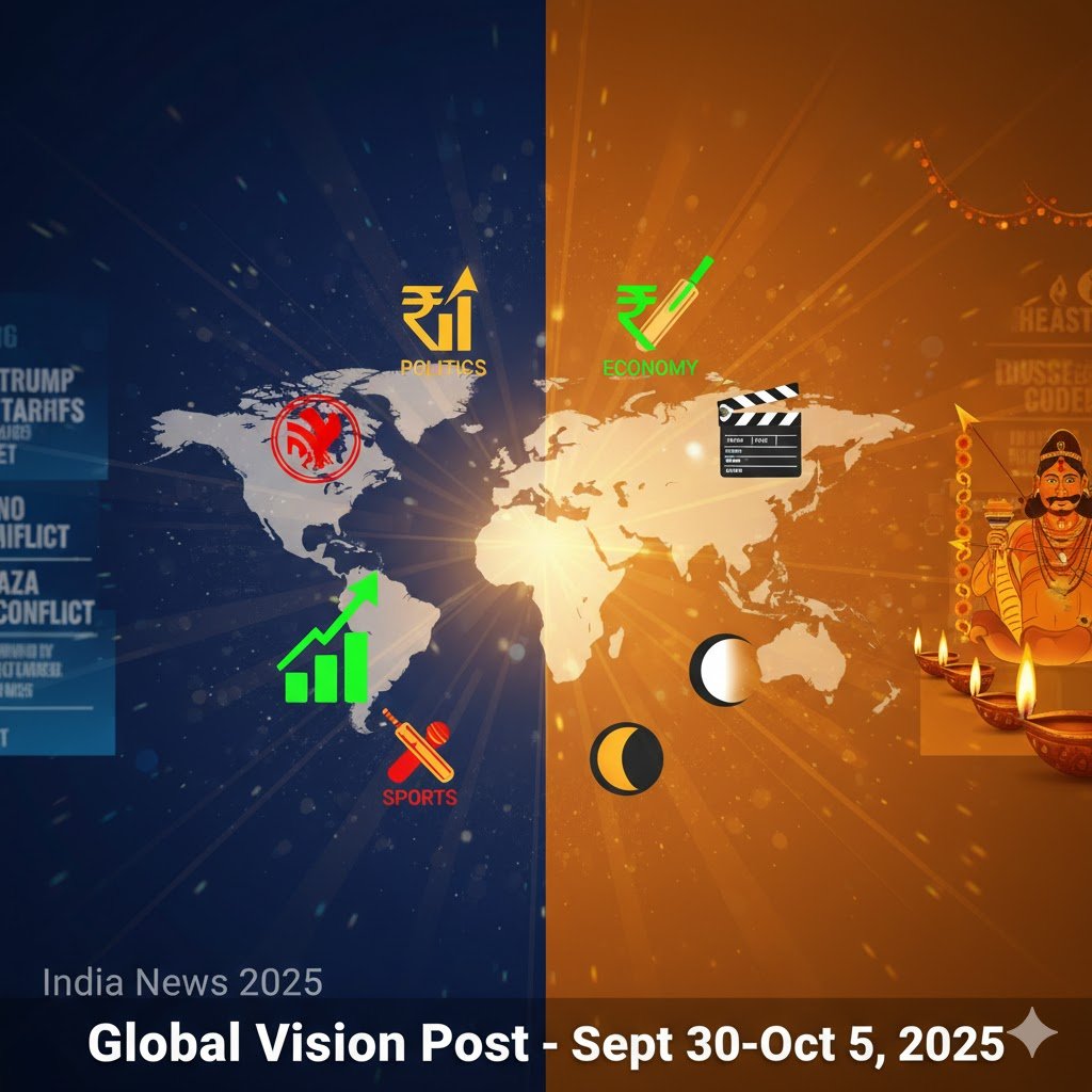 India global news highlights September October 2025 politics economy sports featured image